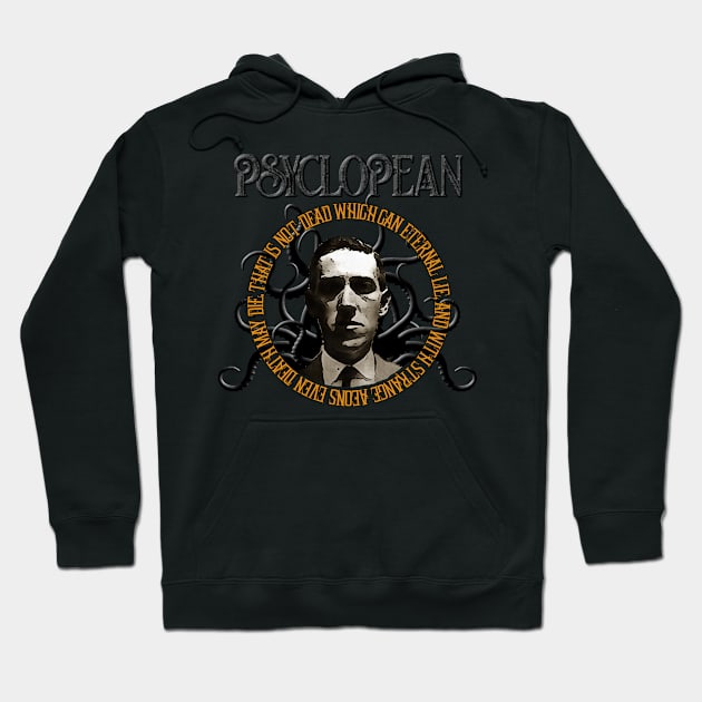 Psyclopean Lovecraft Strange Aeons Cthulhu Hoodie by AltrusianGrace